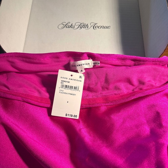 GOOD AMERICAN NWT Compression Shine Tube Dress - Picture 5 of 8